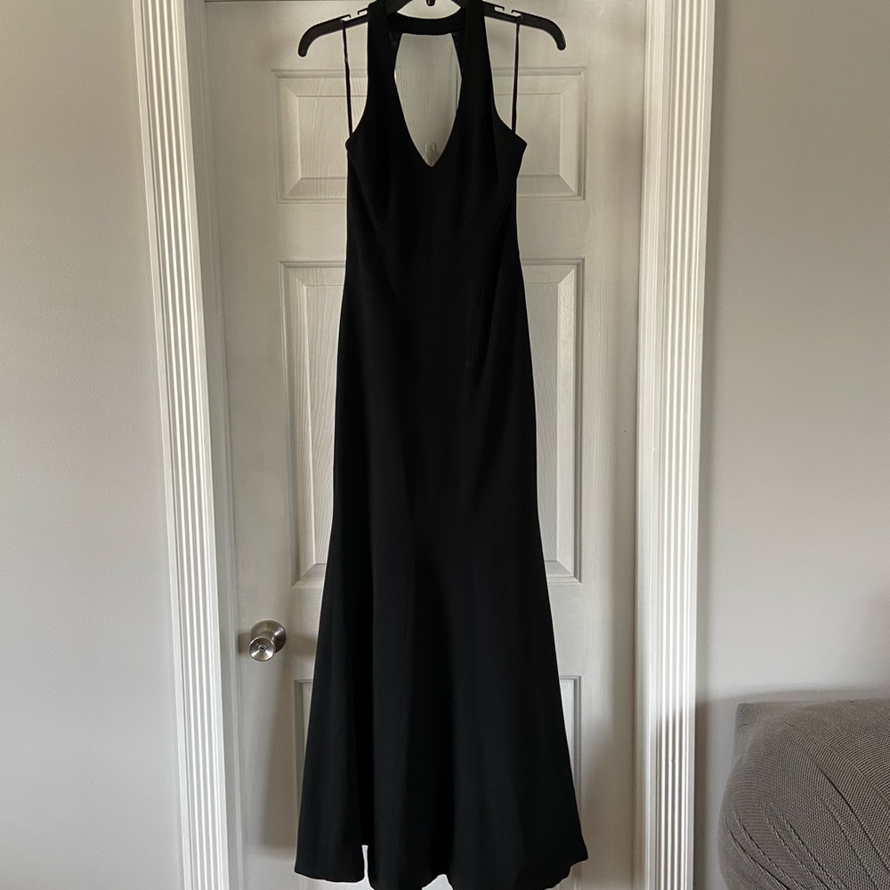 Theia Evening Gown Sleeveless Black Size 4